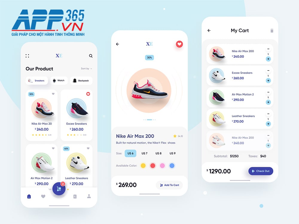 Những yếu tố để lựa chọn được đơn vị thiết kế App Mobile uy tín và chuyên nghiệp - APP365