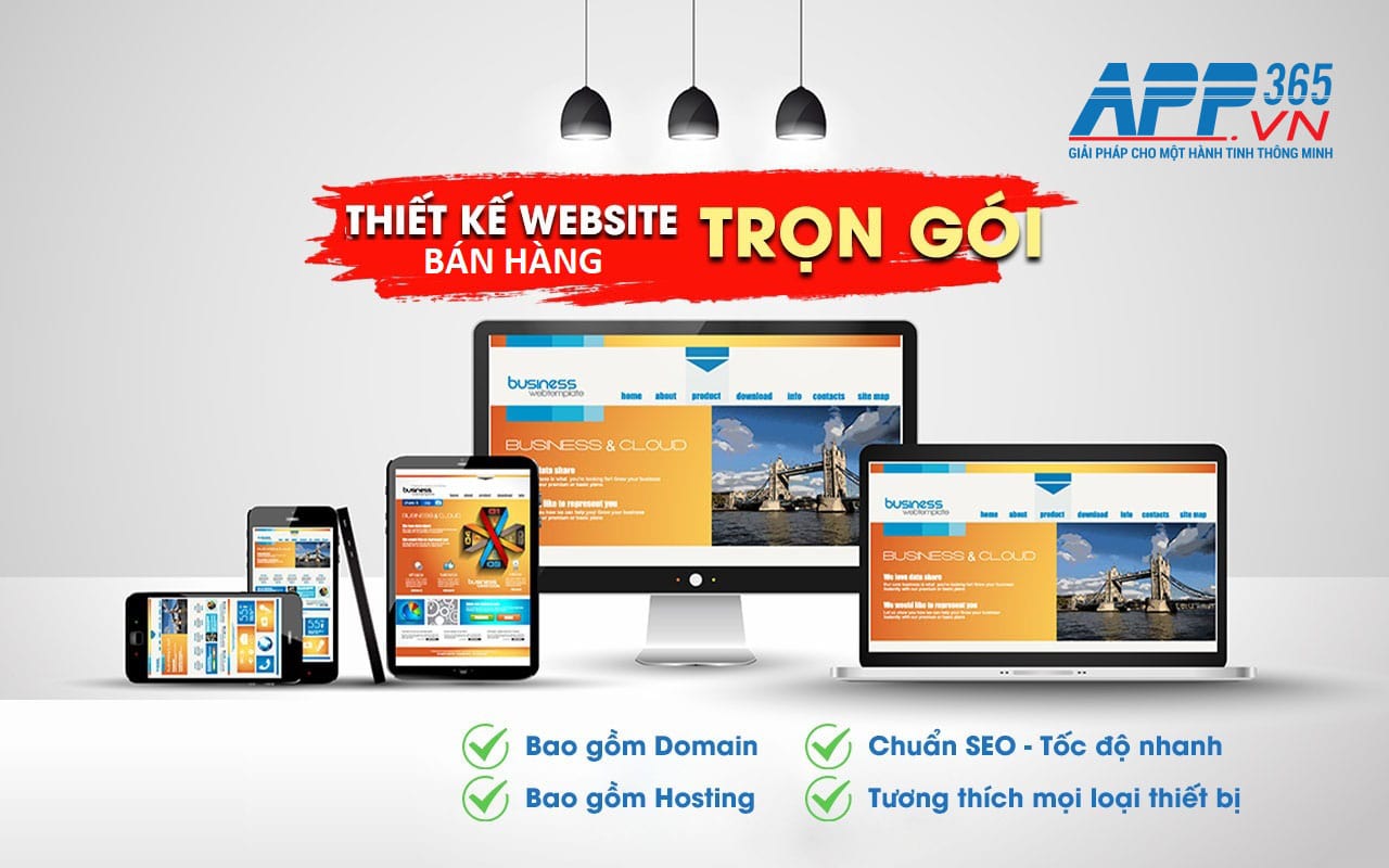 Thiết kế Web Bán Hàng - APP365